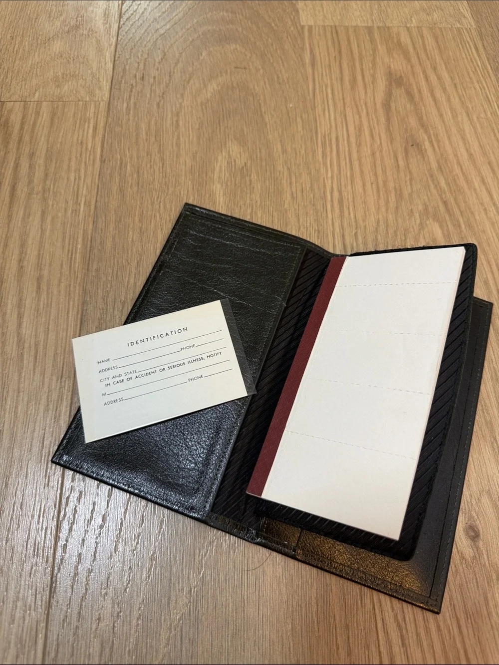 Classic Black Leather Wallet